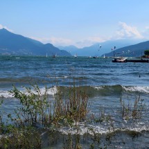Busy lake Lago Di Como